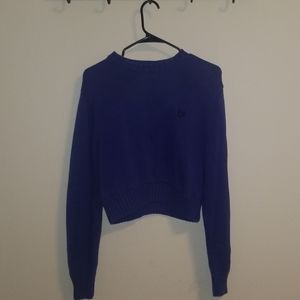 CHAPS VINTAGE CROPPED SWEATSHIRT